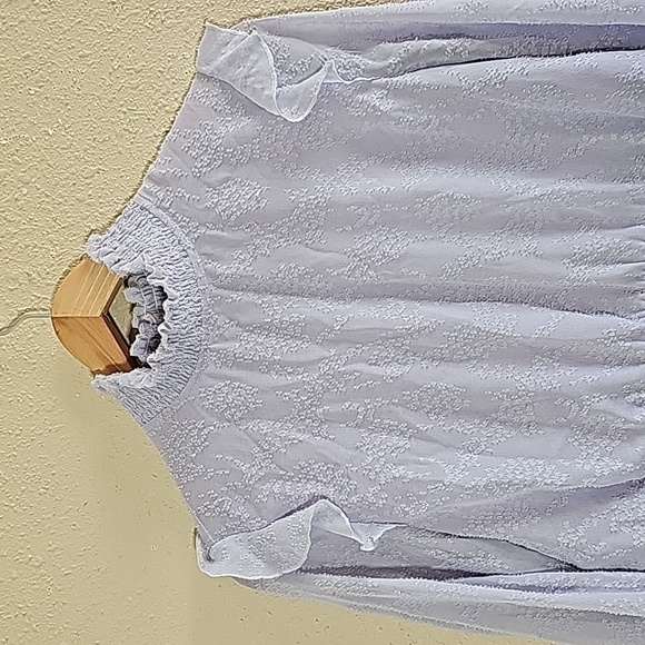 KARLIE Purple Ruffle Top - Picture 2 of 8